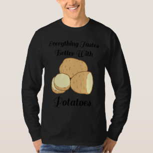 Delicious Potatoes Ironic Quote Hobby Chef Cooking T-Shirt