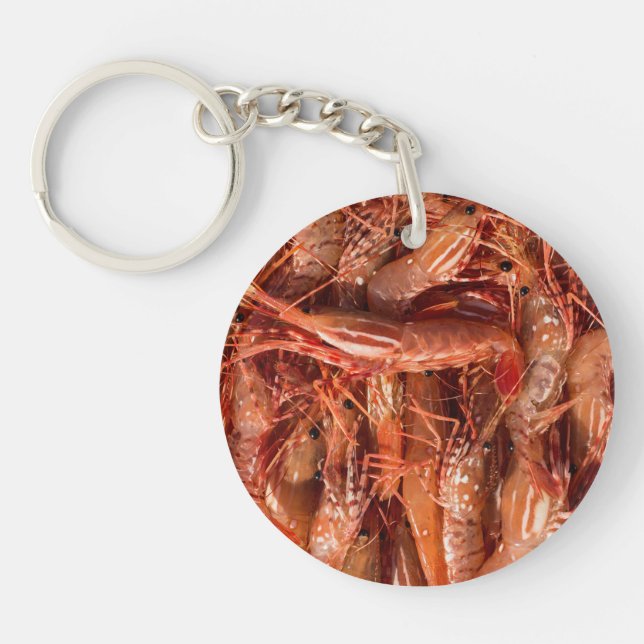 Delicious Prawns Key Ring (Front)