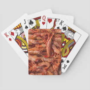 Delicious Prawns Playing Cards