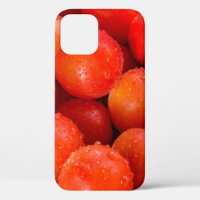 Delicious red cherry-plumbackground, bowl, cherry,
