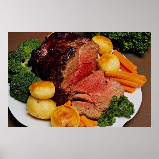 Delicious Roast beef Poster (Front)
