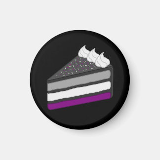 Delicious Slice of Asexual Cake Magnet
