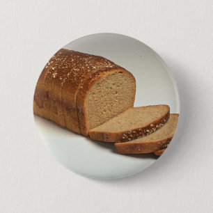 Delicious Sliced wheat bread 6 Cm Round Badge
