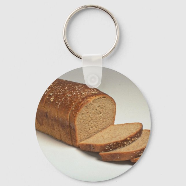Delicious Sliced wheat bread Key Ring (Front)