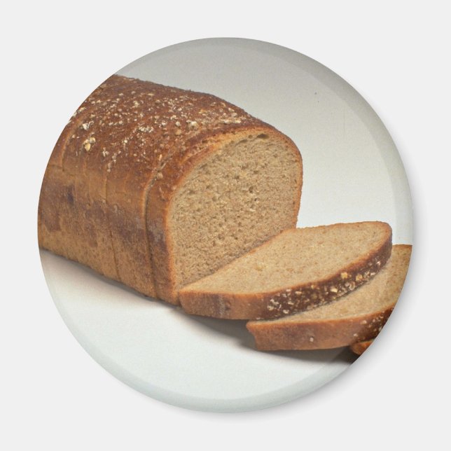 Delicious Sliced wheat bread Magnet (Front)