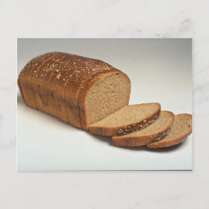 Delicious Sliced wheat bread Postcard