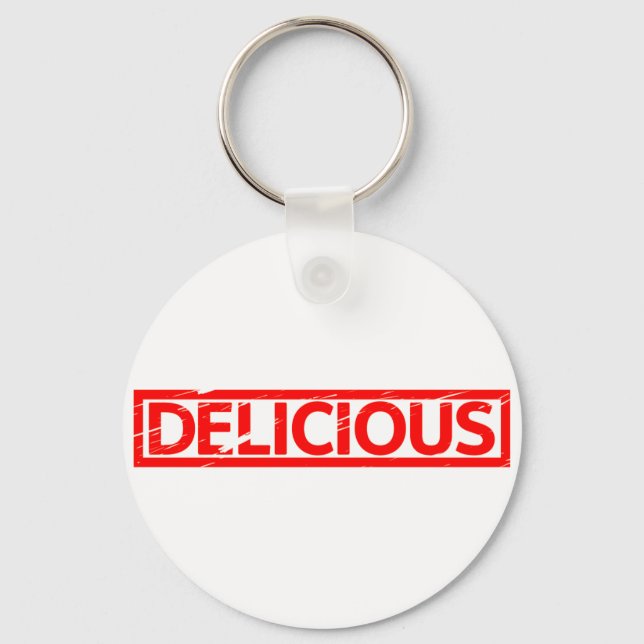 Delicious Stamp Key Ring (Front)