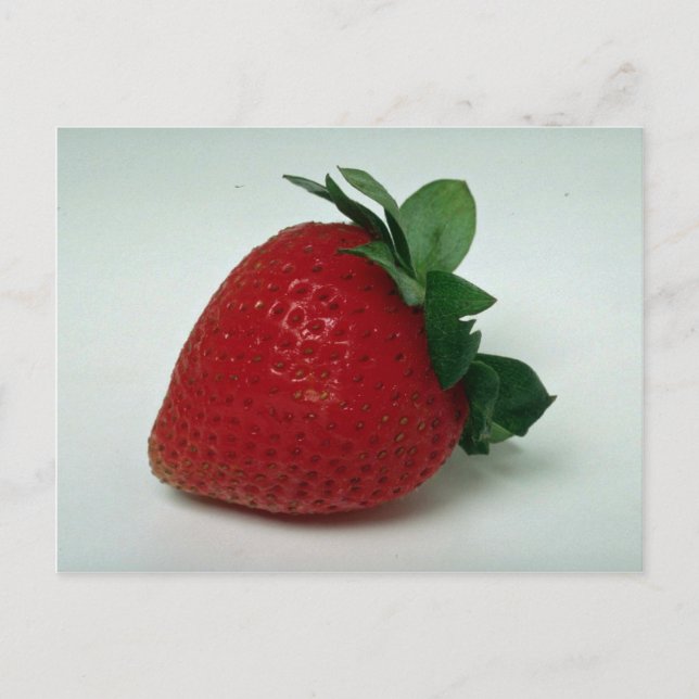 Delicious Strawberry Postcard (Front)