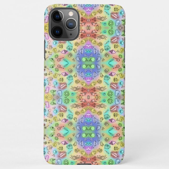 DELICIOUS SUMMER DESSERTS PATTERN iPhone CASE (Back)