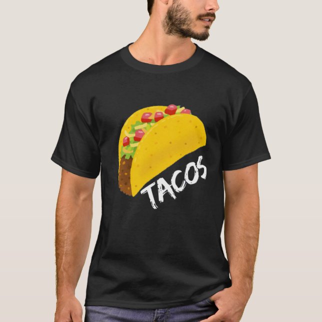 Delicious Taco: A Tasty Design T-Shirt (Front)