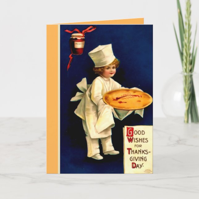 Delicious Thanksgiving Holiday Card (Front)