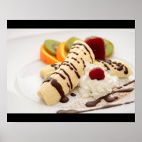 Delicious Whipped Cream and Banana Dessert