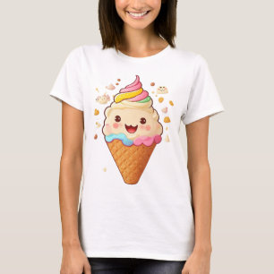 Deliciously cute smiling Ice Cream T-Shirt