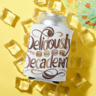 Deliciously Decadent Cakes & Chocolate Design Can Cooler