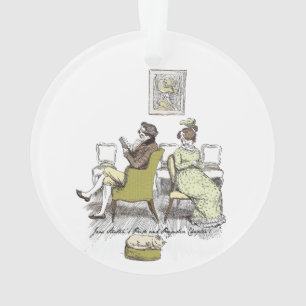Delight in Vexing - Jane Austen Pride & Prejudice Ornament