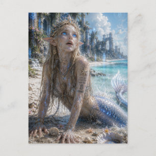 Delight / Mermaid / White Beaches Postcard