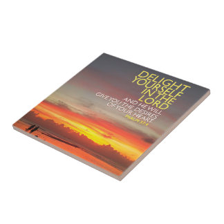 Delight Yourself in the Lord Photo Tile
