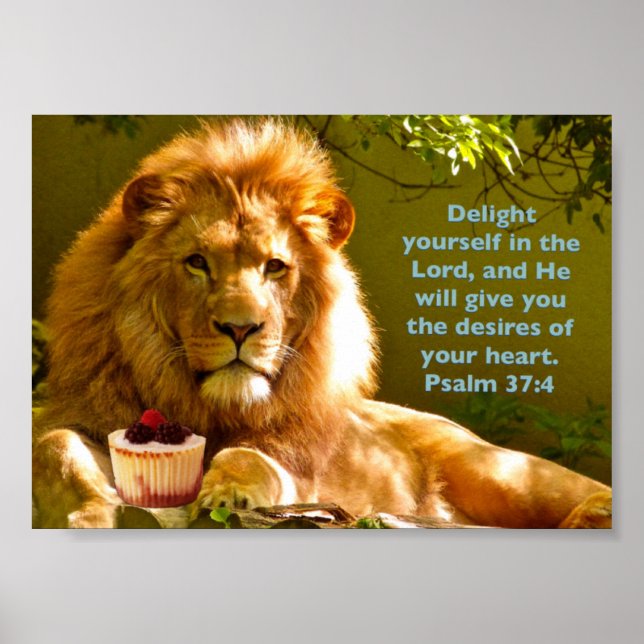 Delight Yourself In The Lord Poster (Front)