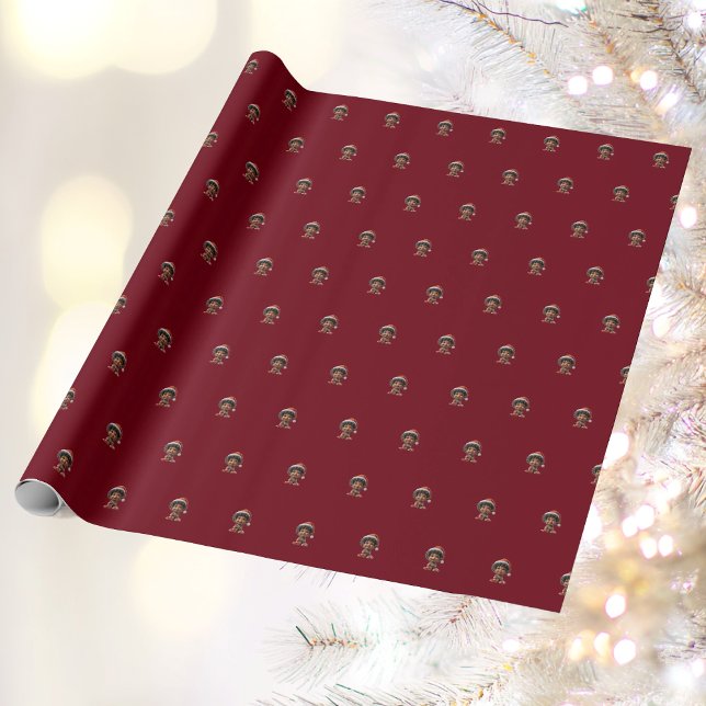 Delighted Baby Christmas Elf Wrapping Paper (Creator Uploaded)