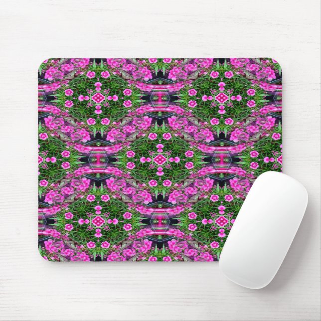 Delighted Carnations...... Mouse Pad (With Mouse)