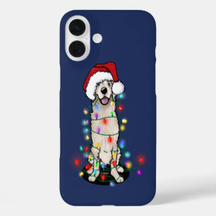 DeLighted Golden Retriever Christmas iPhone 16 Plus Case
