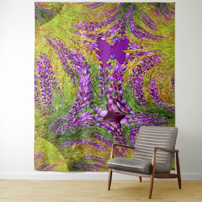Delighted Lupines in Spring time...... Tapestry (In Situ)