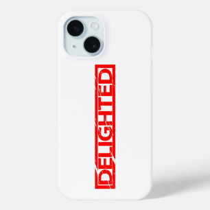 Delighted Stamp iPhone 15 Case