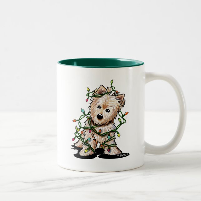 DeLighted Terrier Dog Mug (Right)