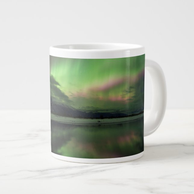Delightful Aurora Large Coffee Mug (Front Right)