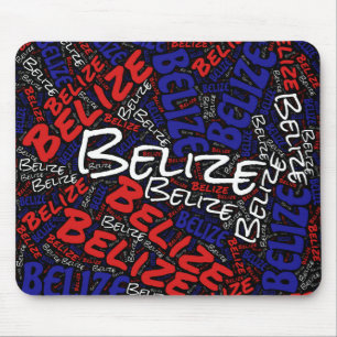 Delightful Belise Flag Colours Patriotic Mouse Pad