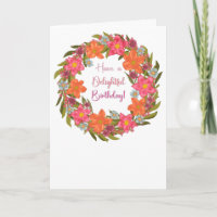 Delightful Birthday Card