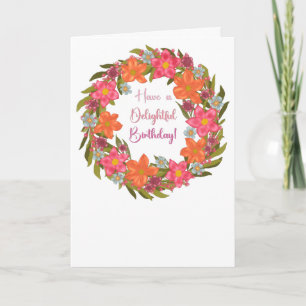 Delightful Birthday Card