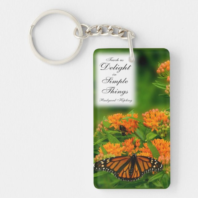 Delightful Butterfly Key Ring (Front)