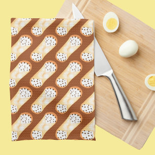 Delightful Cannoli Dessert Tea Towel