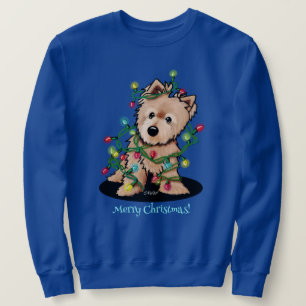 Delightful Christmas Norwich Terrier Sweatshirt