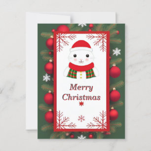 Delightful Christmas-themed card