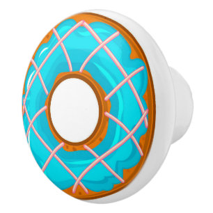 Delightful Decadent Doughnut / Doughnut Ceramic Knob