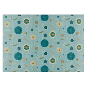 Delightful Diatoms Glass Cutting Board