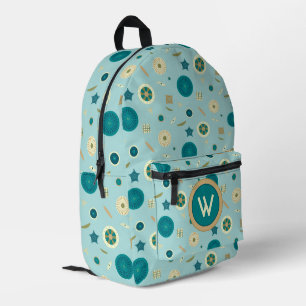 Delightful Diatoms Printed Backpack