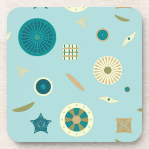 Delightful Diatoms Square Coaster
