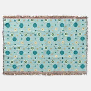 Delightful Diatoms Throw Blanket