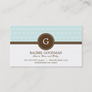 Delightful Dots Mummy Card / Personal Calling Card