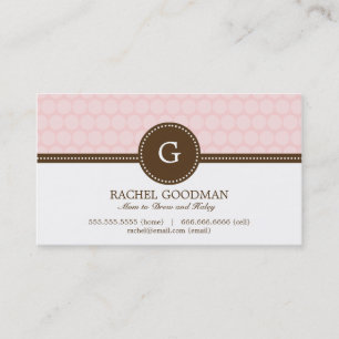 Delightful Dots Mummy Card / Personal Calling Card