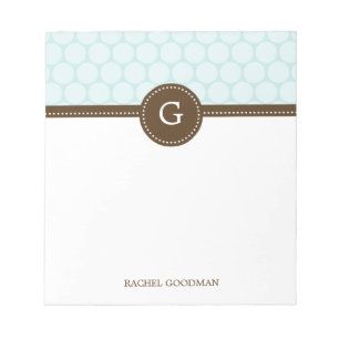 Delightful Dots Personalised Notepad