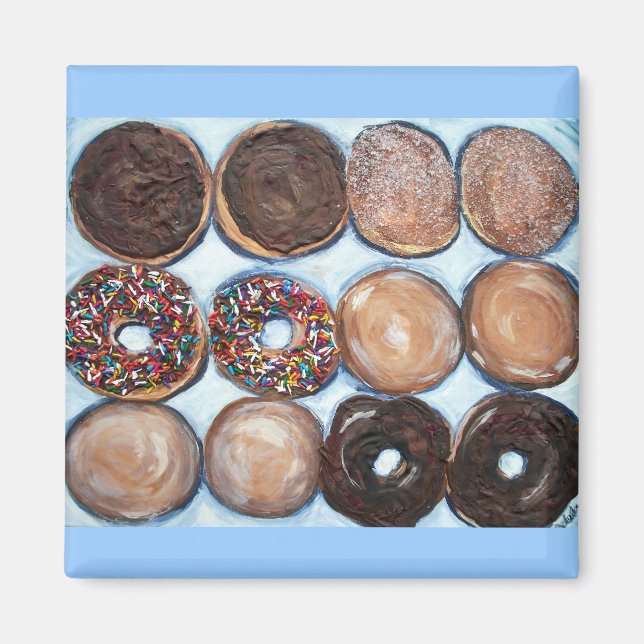 "Delightful Doughnuts" Magnet (Front)