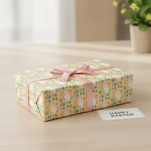 Delightful Easter Bunny & Bloom Wrapping Paper