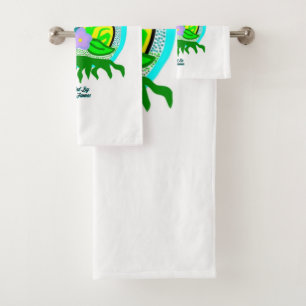 Delightful Easter Eggs Bathroom Towel Set