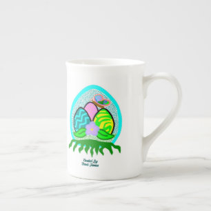 Delightful Easter Eggs Bone China Mug
