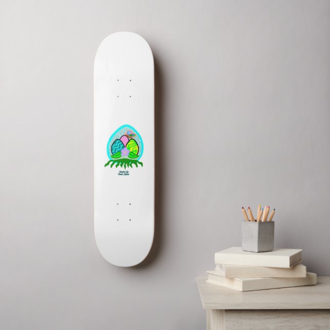 Delightful Easter Eggs Skateboard (Wall Art)