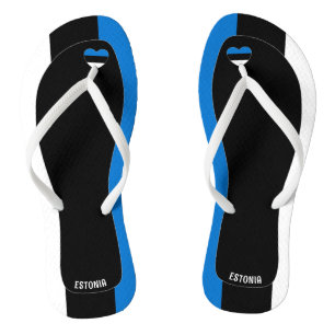 Delightful Estonia Flag Colours Patriotic Thongs
